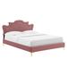 Neena Performance Velvet Queen Bed