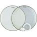 aquarian drumheads ffp20wh full force packs 20-inch bass drum head gloss white