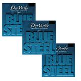 Dean Markley Guitar Strings 3-Packs Electric Blue Steel Cryogenic Light Top 10-52