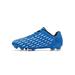 Rotosw Girl Trainers Lace Up Running Shoe Flat Athletic Shoes Mens Soccer Cleats Unisex Nonslip Round Toe Jumping Sneakers Blue 9.5