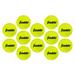 Franklin Sports Pressureless Tennis Balls - Official Size Low Pressure Tennis Balls - Great for Training + Practice - 12 Pack Bag of Low Bounce Tennis Balls - All Court Surface Tennis Balls