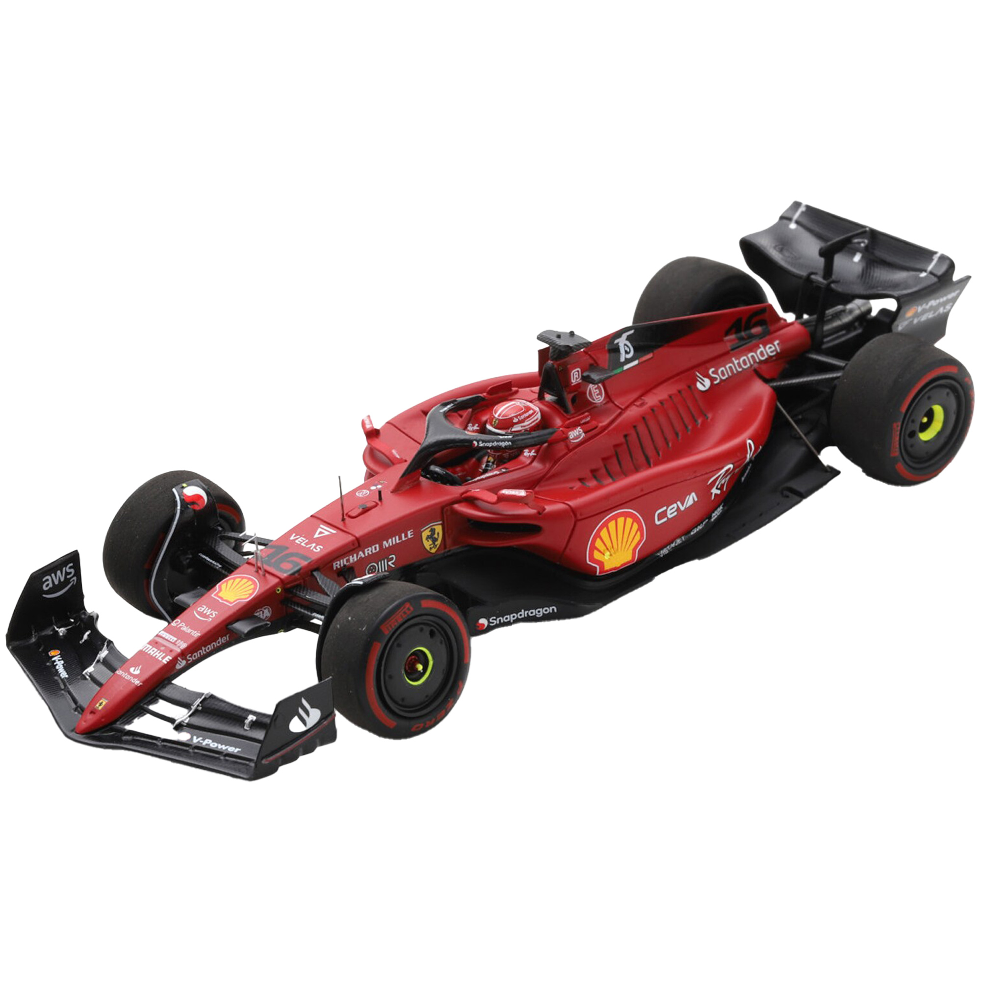 Scuderia Ferrari SF75 Nr. 16 Gewinner GP Bahrain Charles LeClerc 1:43 LookSmart-Modell Image