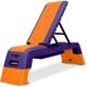 Yes4All Multifunctional Fitness Aerobic Step Platform and Aerobic Deck Orange and Purple