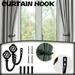 Tools For Men Who Have Everything Iron Window Decoration U-shaped Curtain Hook Strap Accessories Wrought Tools & Home Improvement Unique Gifts for Him