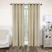 Superior Solid Blackout Curtain Set of 4 52 x 108 Ivory