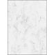 SIGEL DP371 Hochwertiges Marmor-Papier grau, A4, 100 Blatt, Motiv beidseitig, 90 g, Briefpapier, Speisekarte, aus nachhaltigem Papier