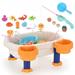 AVAIL Rain Showers Splash Pond Water Table | Kids Water Play Table with Magnetic Fishing Tray Sand