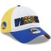 Men's New Era White/Royal Golden State Warriors Back Half 9TWENTY Adjustable Hat