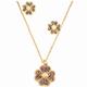 Kate Spade Jewelry | Kate Spade Spades & Studs Stud Earrings & Necklace Set In Multi Color Confetti | Color: Gold | Size: Os