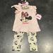 Disney Matching Sets | Girls Disney Minnie Mouse Sequin 3 Piece Outfit Size 18m - Nwt | Color: Pink/Yellow | Size: 18mb