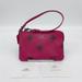Coach Bags | Coach F64239 Corner Zip Wristlet In Cranberry Star Canyon Print Nwt Org $75 | Color: Gray/Pink | Size: Small
