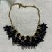 J. Crew Jewelry | J Crew Brand Beautiful Gold Tone With Black Stones Necklace | Color: Black/Gold | Size: Os
