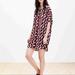 Madewell Dresses | Madewell Mini Dress Easy 100% Silk In Batik Vine Print Women’s Size Xs | Color: Brown/White | Size: Xs