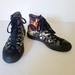 Converse Shoes | Converse The Dark Knight Rises Bane Edition High Top Sneakers Sz Mens 5 Women 7 | Color: Black/Yellow | Size: 5