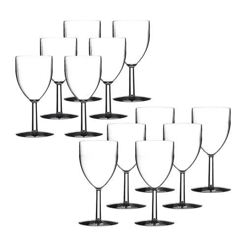 Mepal – Kunststoff-Weingläser 12er Set Gläser
