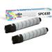 MADE IN USA TONER Compatible Replacement for Ricoh SPC430dn SP C431dn SP C440dn Savin CLP 37DN CLP 42DN SP C440 SPC430A 821105 Black 2 Pack