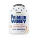 Weider Premium Whey Protein Pulver, unverschämt leckeres Eiweißpulver mit Isolat für Muskelaufbau mit hohem Anteil an EAA, BCAA und freiem L-Glutamin, perfekte Löslichkeit, Erdbeer-Vanilla, 2,3kg