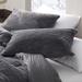 Coma Inducer Are You Kidding Bare Plush Pillow Sham Polyester in Gray | 21 H x 27 W in | Wayfair J1J-606-CHAR-SSHAM