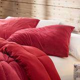 Byourbed Fabric Fetish Coma Inducer Microvelvet Pillow Sham | 21 H x 27 W in | Wayfair J1J-5417B-LVA-SSHAM