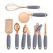 LUXESIT 7 Pc Kitchen Gadget Set Copper Coated Utensils Stainless Steel/Copper in Gray | Wayfair FP0PWZ