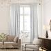 Lilijan Home & Curtain 100% Blackout Extra Long & Extra Wide Luxury Shiny Velvet Single Curtain Panel Polyester in White | 120 H x 52 W in | Wayfair