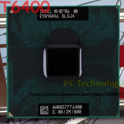 Processeur Intel Core 2 Duo T6400 2.0GHz 2M 800 Touriste 35W 45nm Original
