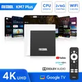 MECOadvocate-Smart TV Box Android 11 KM7 Plus Google TV Amlogic S905Y4 2 Go DDR4 16 Go EMMC