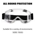 Lunettes Anti-brouillard fermées avec bande élastique coupe-vent lentille PC transparente