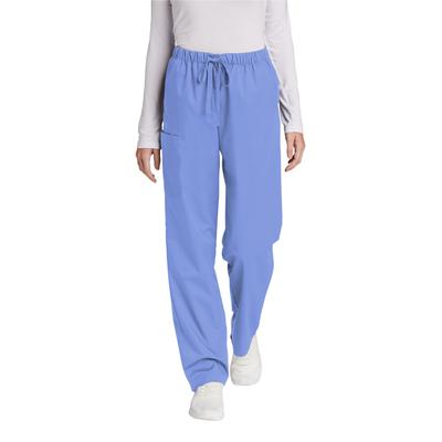 Wonderwink WW4550P Women's Petite WorkFlex Cargo Pant in Ceil Blue size 2XSP | Polyester Blend