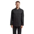 Artisan Collection by Reprime RP657 Long-Sleeve Sustainable Chef's Jacket in Black size 4XL | 65/35 polyester/cotton