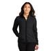 Port Authority L110 Women's Connection Fleece Jacket in Deep Black size Large | Polyester fleece