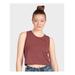 Next Level 5083 Women's Festival Cropped Tank Top size Large | Cotton/Polyester Blend