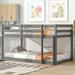 Twin-Over-Twin Bunk Bed Floor Bed Frame, Loft Bed
