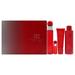 Perry Ellis 360 Red 4 Pc Gift Set - 3.4oz EDT Spray 6oz Body Spray 3oz Shower Gel 7.5ml EDT Spray