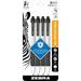 Zebra Pen SARASA dry X20+ Retractable Gel Pen - Medium Pen Point - 0.7 mm Pen Point Size - Retractable - Black Gel-based Ink - Plastic Barrel - 4 / Pack | Bundle of 5 Packs