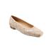 Women's Hanny Flats by Trotters in Ivory (Size 6 M)