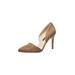 Women's Dorsay 2 Pump by French Connection in Taupe Suede (Size 6 1/2 M)