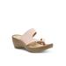 Women's Laurel Thong Sandal by Eastland in Peach (Size 6 M)
