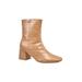 Women's Bina Bootie by French Connection in Tan Croco (Size 11 M)