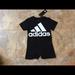 Adidas One Pieces | Baby Adidas Romper Nwt | Color: Black/White | Size: Various