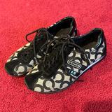 Coach Shoes | Coach Sneakers, Coach Kathleen Women’s Sneakers. Size 6 | Color: Black/White | Size: 6