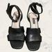 Nine West Shoes | Black Nine West Leather Heels | Color: Black | Size: 7.5