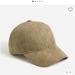 J. Crew Accessories | J Crew Faux-Suede Baseball Cap Item Bk124 In Warm Bay Leaf Green | Color: Green | Size: Os