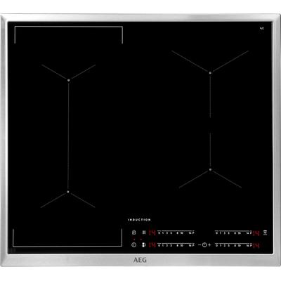 AEG Induktions-Kochfeld "IKE64441XB" Kochfelder mit Hob²Hood - Funktion grau (edelstahl)