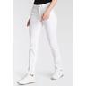 "Relax-fit-Jeans KANGAROOS ""RELAX-FIT HIGH WAIST"" Gr. 44, N-Gr, weiß (white) Damen Jeans"