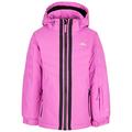 Trespass Kids Ski Jacket Waterproof Lightly Padded with Detachable Hood Annalisa - Deep Pink 5/6