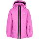 Trespass Kids Ski Jacket Waterproof Lightly Padded with Detachable Hood Annalisa - Deep Pink 5/6