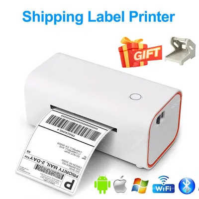HOLYHAH-Imprimante d'étiquettes d'expédition Imprimante thermique USB 4x6 Convient pour les
