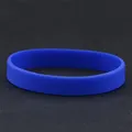 Bracelet en caoutchouc de silicone flexible pour hommes et femmes bracelet de manchette bracelet