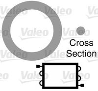 VALEO Dichtung, Kühlmittelrohrleitung 509769 Universal